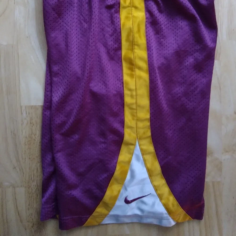 Vintage Nike Color Block Athletic Basketball Mesh Shorts